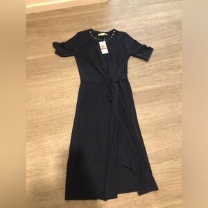 New Michael Michael Kors Blue midi dress XS